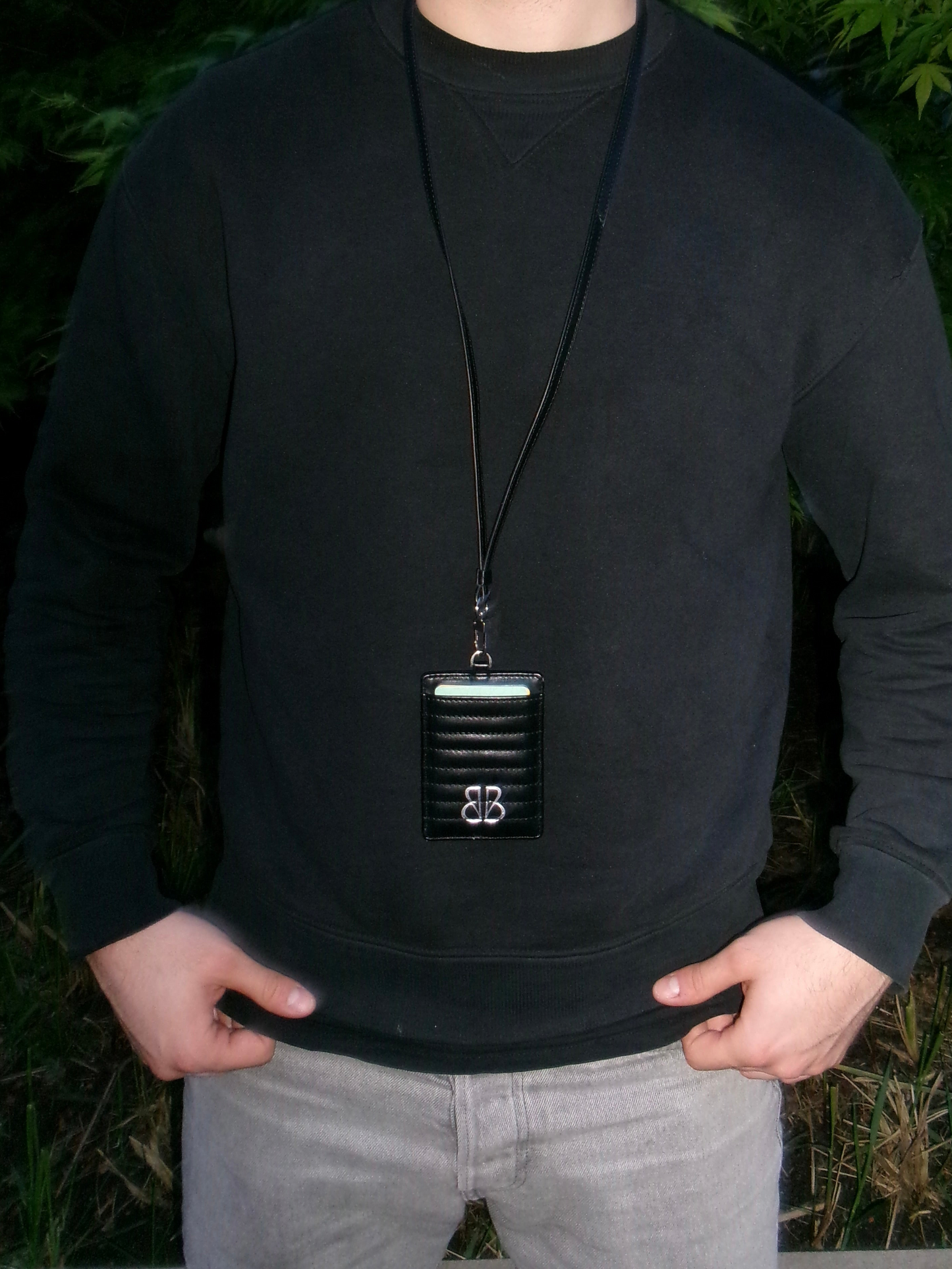 Black Puffer Cardholder