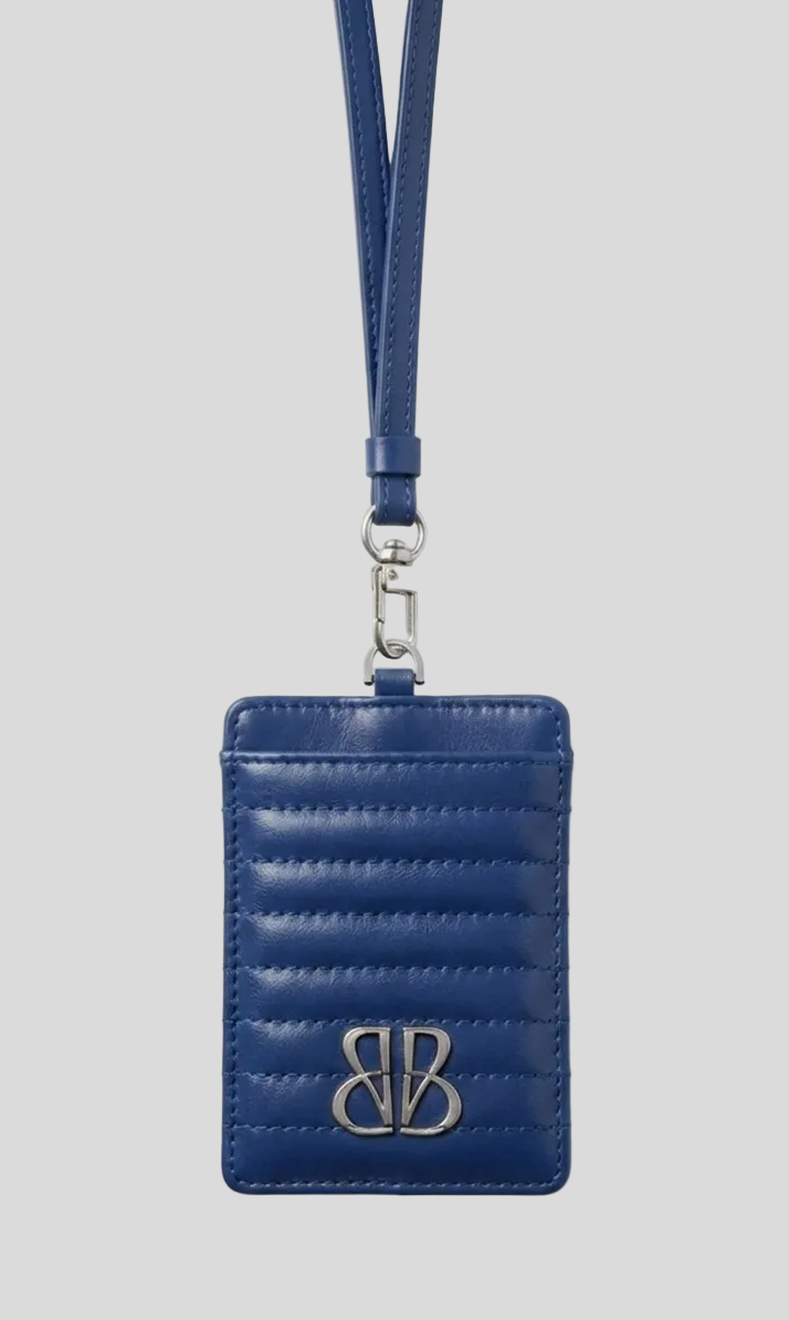 Blue Puffer Cardholder