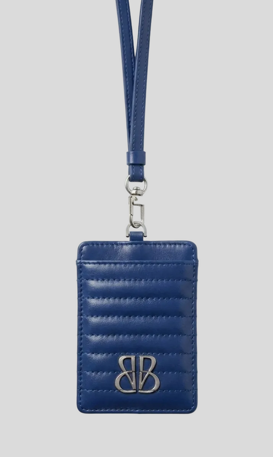 Blue Puffer Cardholder