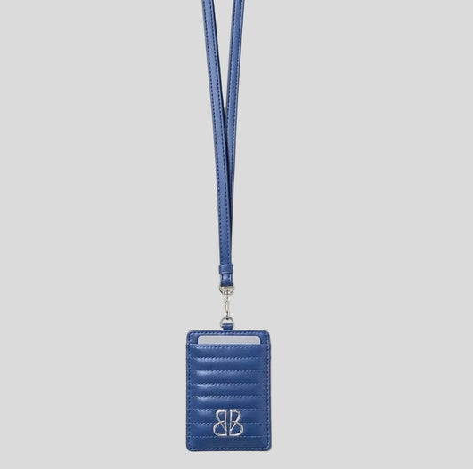 Blue Puffer Cardholder
